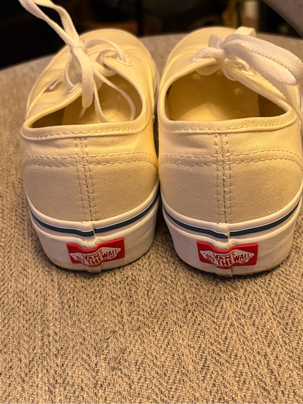 Vans Low-Top Canvas Sneakers in Pale Yellow - Picture 6 of 8